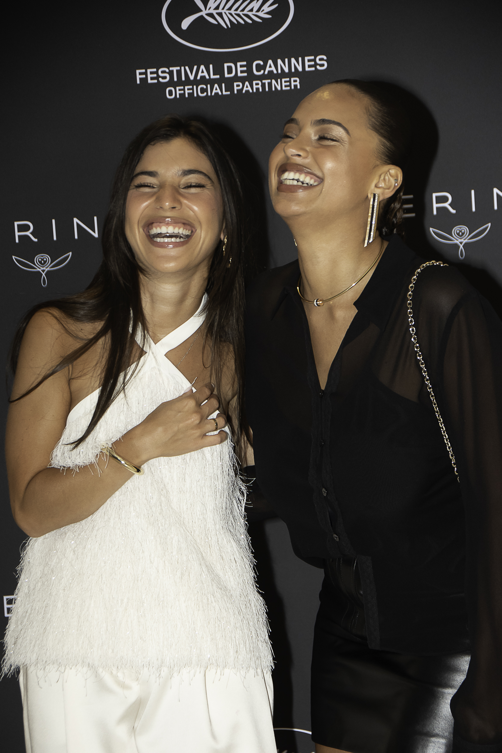 — france cannes cinema cannes international film festival 79th cannes international film festival 20 05 2026 kering women in motion photocall paola locatelli and malou khebizi
